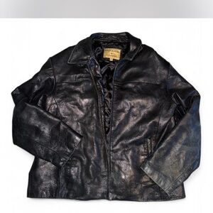 Men's Black Leather Jacket
